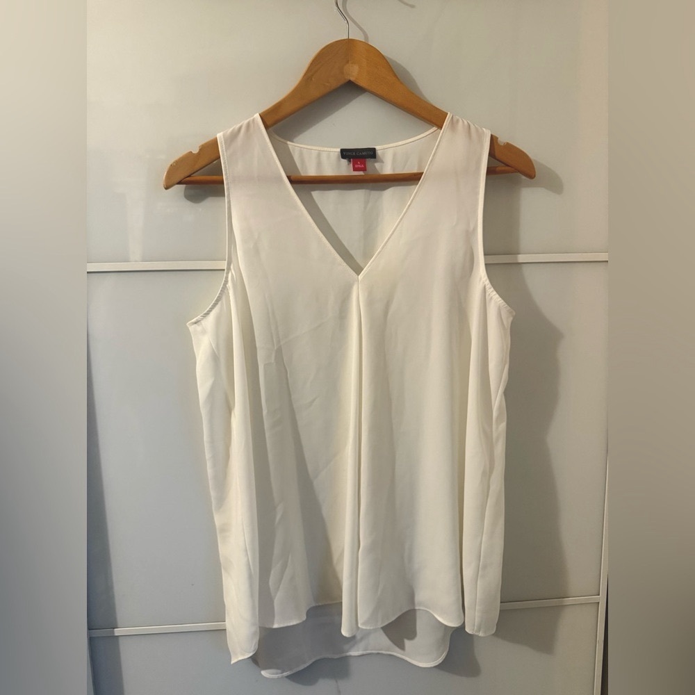 Vince Camuto Tank Blouse Sleeveless Shirt Top Size S